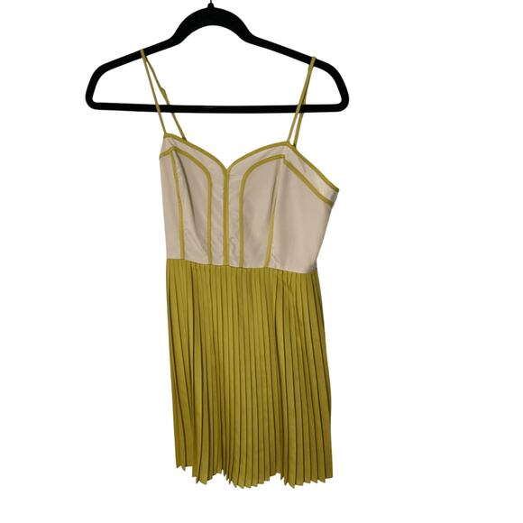 Coincidence and Chance S Quirky Retro Anthropologie Bodycon Mini Dress Green - Picture 1 of 5